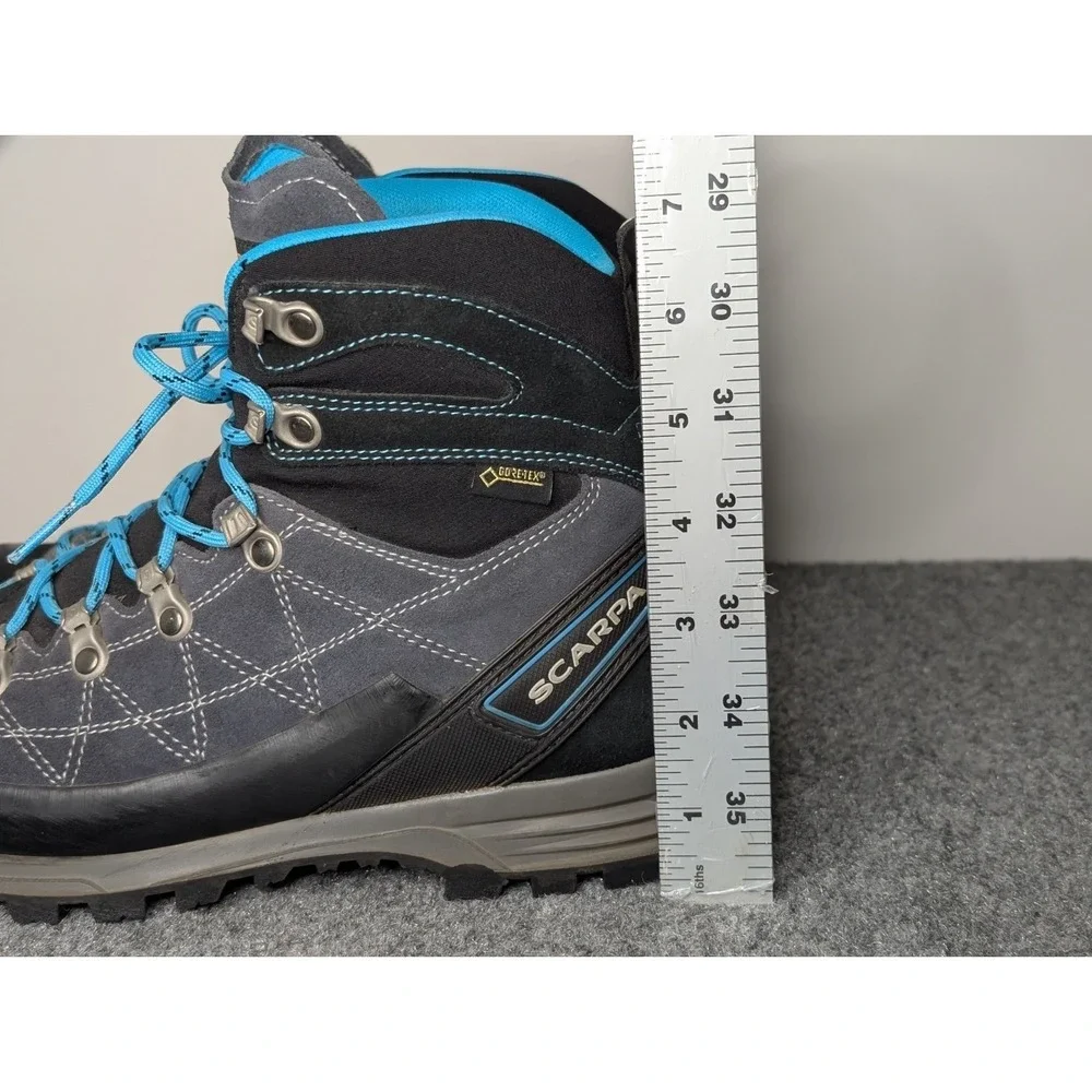Scarpa Boots Size M6/W7 EU38 Black/ Blue R-Evolution Gore-Tex Hiking Boots